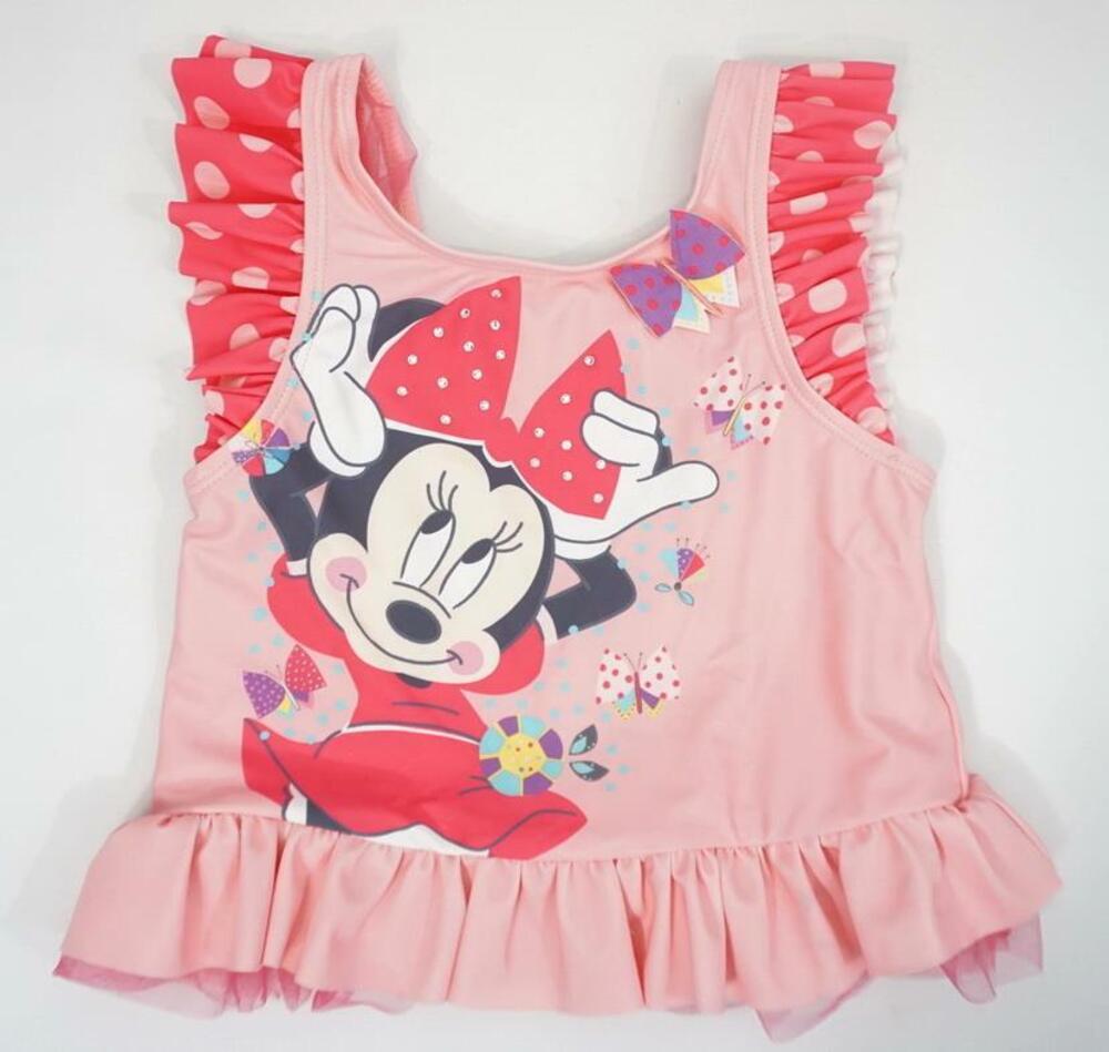 DISNEY STORE USED GIRL 7/8 UP TO 128 CM MINNIE MOUSE TANKINI TOP ONLY SWIM